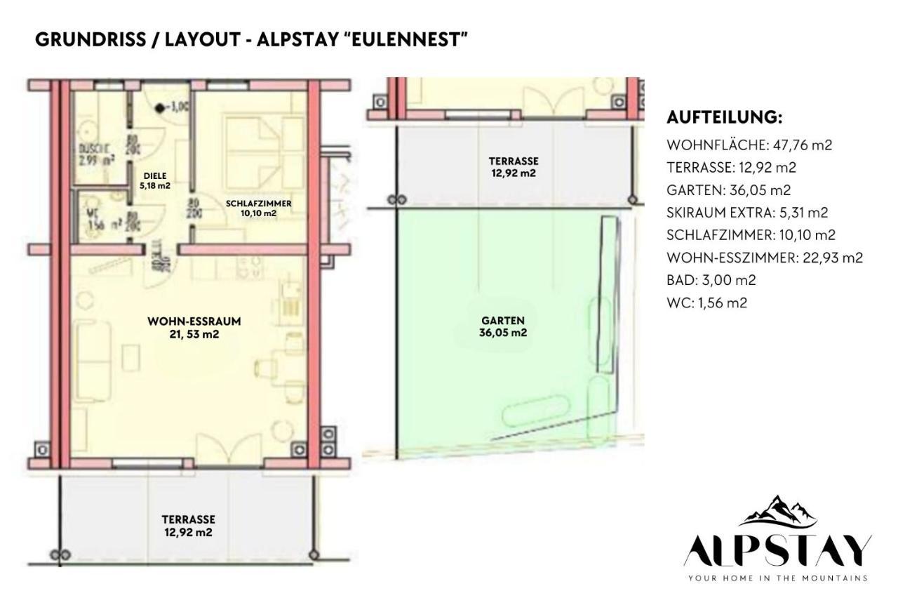 Alpstay "Eulennest" - Kaernten Card Sommer Inklusive באד קליניקירשהיים מראה חיצוני תמונה